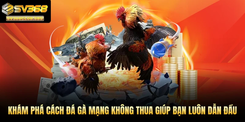 Cách đá gà mạng không thua