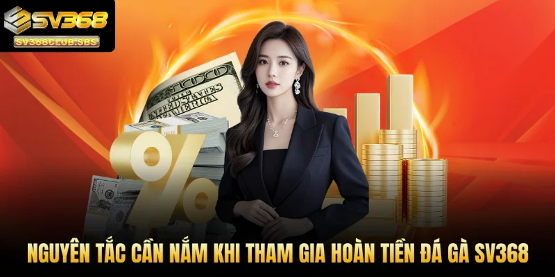Nguyên tắc cần nắm khi tham gia hoàn tiền đá gà SV368